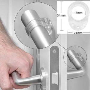 10 butées de porte en silicone de nivellement de porte en caoutchouc - Neuf