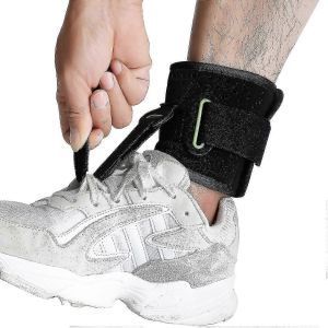 Attelle De Pied Tombante Réglable Foot Up Afo Brace Unisexe S'adapte Pour Le Support D'attelle De Cheville D'orthèse De Pied Droit / Gauche,Améliore La Démarche De Marche,Soulage Efficacement Pai - Neuf