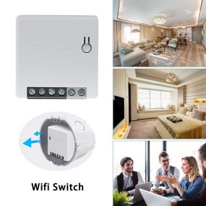 MINI Interrupteur intelligent Wi-Fi &agrave; commande bidirectionnelle pour Alexa et Google Home - Neuf