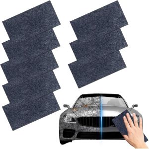 MEVRONISSHOP-8 Pi&egrave;ces Chiffon Nano Voiture, Nano Sparkle Cloth,Chiffon &Eacute;liminateur de Rayures Voiture, R&eacute;Parer Les Rayures, Les &eacute;raflures et Les tourbillons, Polissage De Surface l&iquest;Entretien - Neuf