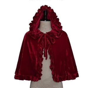 Victorien Dickens Steampunk Costume Cape Victorien Gothique Médiéval Lolita Steampunk Collar Capelet Femmes Short Cape Pour Les Femmes - Neuf