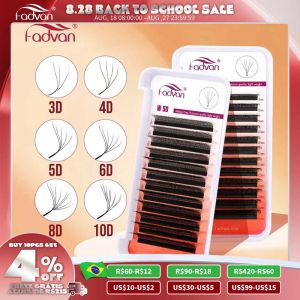 Ore-3d/4d/5d/6d/7d/8d W Forme Extension De Cils Préfabriqué Volume Ventilateur Faux Cils Naturel Faux Vison Cils Fournitures De Maquillage-C-0.07mm - Neuf