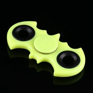 1 toupie a billes en metal pour le bout des doigts, jouet anti-stress EDC (vert fluorescent) - Neuf