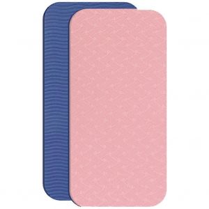 Tapis De Yoga Et D'entra&icirc;nement Pour La Maison Ou La Salle De Sport En Plein Air, Pilates, Etirements, Rose, Bleu Fonce - Neuf