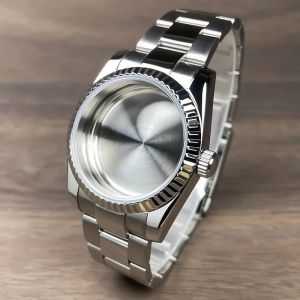 Bo&icirc;tier De Montre Nh35 &Agrave; Lunette Cannel&eacute;e 36mm/39mm,Pour Sk Dj,Pi&egrave;ce De Rechange,Verre Saphir,Acier Inoxydable,Adapt&eacute; Au Mouvement Nh35 Nh36.36mm Bezel Wmso. - Neuf