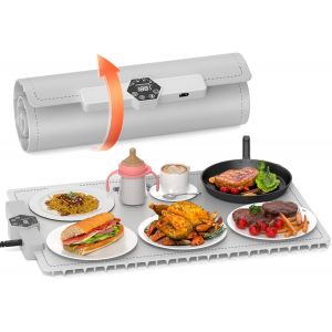 Chauffe Plat &Eacute;lectrique Gris Pour Assiettes - Neuf