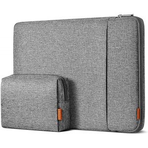 TIANYI-360° Protection 14 Pouces Housse Compatible avec 15.3 MacBook Air M3/A3114 M2/A2941 2025-2023, 14"" Chromebook Notebook, Matebook D14, 14.4 Surface Laptop Studio, Gris - Neuf
