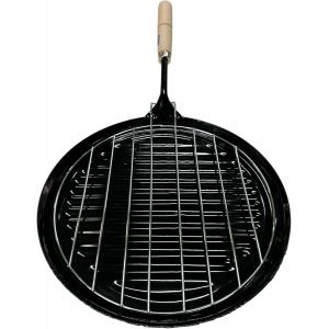 Kalanka-Arepera Poêle Grille-Pain, Multifonctionnelle Pour Gaz, Vitre, Idéale Pour Le Camping, Les Campers Et Les Camping-Cars (Ronde) - Neuf