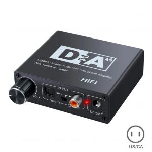 Amplificateur Audio Num&eacute;rique 24bit 192khz Pour Convertisseur Audio Analogique 3,5 Mm Sortie Casque Prise Us - Neuf