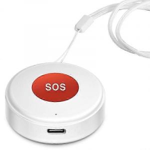 SMATRUL S0S001-WiFi Bouton SOS APP Télécommande Alerte d'urgence Tuya Smart Life Compatible - Neuf