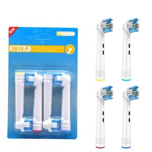 Lot De 4 T&ecirc;tes De Brosse De Rechange Pour Brosses &Agrave; Dents &Eacute;lectriques Oral-B - Neuf