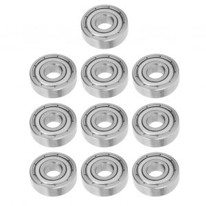 Xyong Lot De 10 Roulements A Billes De Rechange En Acier Inoxydable S607z Pour Patins A Roulettes, 7 X 19 X 6 Mm - Neuf