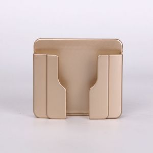 Lot De 2 Boîtes De Rangement Adhésives Dorées Pour Télécommandes, Support Mural Pour Téléphone, Sans Dommage, Étui De Rangement Mural Pour Télécommandes, Support Mural Pour Téléphone-Générique - Neuf