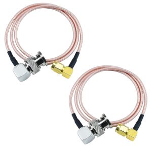 2 Pi&egrave;ces SMA vers BNC C&acirc;ble 50 CM/1.64ft RG316 SMA BNC C&acirc;ble Adaptateur pour Applications RF/Antennes/Appareils LAN sans fil/Radios Wi-Fi, Antenne externe, etc. (pas pour la t&eacute;l&eacute;vision) - Neuf