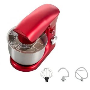 Robot P&acirc;tissier 4,2 L-Duoku-Batteur sur Socle 1500 W-Mixeur &agrave; P&acirc;te avec 10 Vitesses et Fonction Pulse-Bol en Acier Inoxydable - Neuf