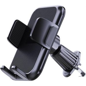 LORANKA-Support de t&eacute;l&eacute;phone portable universel noir pour grille d'a&eacute;ration de voiture, support mains libres pour iPhone 15 14 13 Pro Max, accessoires automobiles, berceaux automobiles - Neuf
