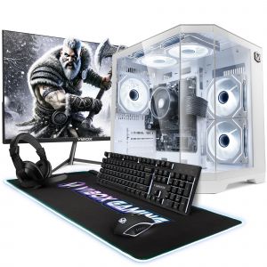 Vibox I-528 PC Gamer Complet - 22"" &Eacute;cran - Ryzen 3 3200G 4,0 GHz - Radeon Vega 8 - 16 Go RAM - 500 Go SSD - Linux - WiFi - Neuf