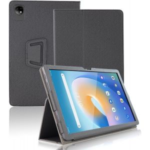 Coque Compatible Avec Blackview Tab 80/Tab 10 Wifi, Housse Etui De Slim Léger Avec Dragonne, Pu Flexible Smart Cover Avec Multi-Angle Fonction Support, Noir - Neuf