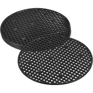 ERYI-20 Paquet Plante Pot Trou Maille Coussins - Rond Rigide Bonsaï Pot Fleur Drainage Grille Écran Appliquer À Extérieur/Jardin (10Cm/4 Pouce, Noir) - Neuf