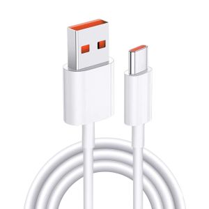 Usb C Cable 2m, 120w Charge Turbo Usb Type C Cable Charger For Xiaomi 13 Lite/13/13 Pro/12t/12 12x/11t 10t, Redmi Note 13 Pro 5g/12 11 Pro/10 9 Pro 11s,Poco F6 X6 F5 F4/X4 Pro/M5/X5 M5s - Neuf