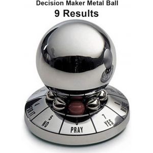 Boule de décision en métal, boule de décision de prophétie, bureau - Neuf