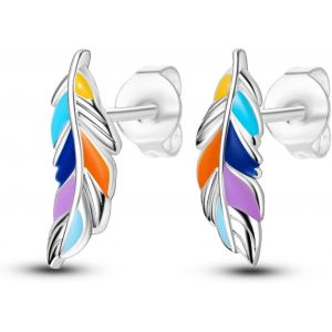 Kal-Sterling Silver Stud Boucles D'oreilles, Boucles D'oreilles Femme Étoile Et Lune, Licorne Fille Cadeau Tournesol Boucles D'oreilles Papillon Boucles D'oreilles - Neuf