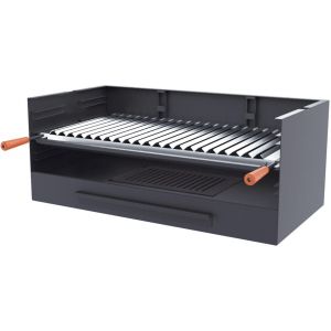Barbecue bois et charbon FM BV-60 60cm &agrave; poser ou &agrave; encastrer - Neuf
