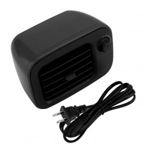 Hjlian Mini Radiateur Portable Pour Bureau, Maison, Chambre A Coucher, Ventilateur, Chauffage, Noir, 110 V, Prise Americaine - Neuf