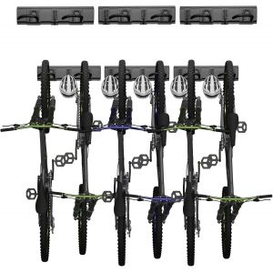 MEVRONISSHOP-Support mural pour v&eacute;lo de 48"" pour 6 v&eacute;los et 5 casques, support de v&eacute;lo mural, en acier avec une capacit&eacute; de charge maximale de 500 kg - Neuf