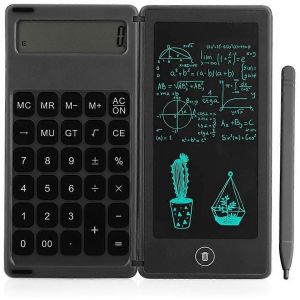 Calculatrice Bloc-notes 6 pouces LCD Tablette d&iquest;&eacute;criture num&eacute;rique Bloc-notes avec stylet Effacer le bouton de verrouillage - Neuf
