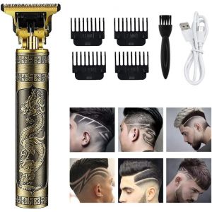 Tondeuse Cheveux Hommes,Tondeuse Barbe Professionnel Finition,Rasoir Electriques Hommes,Sans Fil Brostyle Tondeuse Precision Rechargeable,Cadeau Homme - Neuf