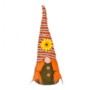 Peluche elfe de Thanksgiving pour poupee gnome automne tomte fait main suedois gnome en peluche decoration de Thanksgiving pour pendaison de cremaillere - Neuf