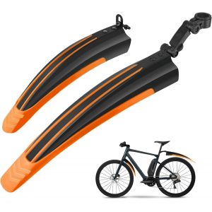 Kal-Garde-Boue De Vélo, Montagne Cyclisme Vtt Route Réglable Universelle Epaissir Elargir Les Ailes Avant Garde-Boue Arrière Pour Selle De Single Speed Vélo Fixie Urbain Gravel Bike - Neuf