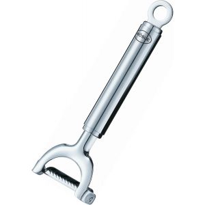 Eryi-Éplucheur À Julienne, Lame Mobile, Haut De Gamme, Éplucheur De Forme Ergonomique Pour Fruits Et Légumes, Acier Inoxydable 18/10, Argent - Neuf