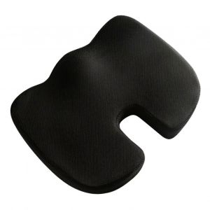 Coussin De Siège En Mousse À Mémoire De Forme Lent Rebond Maille Doux Confortable Pour Le Bureau Voiture Hémorroïde Patient Femme Enceinte - Neuf