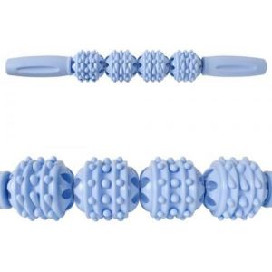 Kal-Rouleau De Massage, Rouleau De Massage Pour Muscles, Outil De Massage Des Jambes, Rouleau De Massage Pour Accessoires De Yoga, Massage À Rouleaux Pour Muscles Endoloris, Masser Dos, Jambes (Bleu) - Neuf