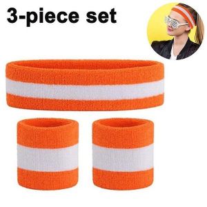 Ensemble De Bandeaux De Sport Dynamiques : Bandeau Et Poignets Pour Un Confort Et Un Style Ultimes En Salle De Sport, Course &Agrave; Pied, Yoga Et Plus Encore. - Neuf