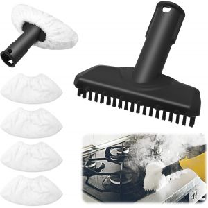 SUBZONAL-Kit Accessoires Kärcher SC1 SC2 SC3 SC4 SC5, Buse Manuelle 2.884-280.0, 5 Pièces Rechange, 4 Chiffons Microfibre, Brosses Nettoyage, Accessoires Remplacement Easyfix Compatible - Neuf