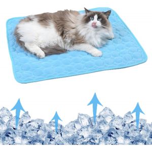Tapis Rafraichissant Chien, Tapis Refroidissement Chien, Cooling Mat Pour Chiens, Tapis Refroidissement Animaux De Compagnie, Dissipe La Chaleur Loin De Votre Animal Domestique, 60 X 50cm - Neuf