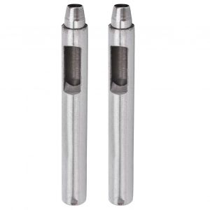 Xyong Lot De 2 Outils De Perforation Pour Cuir, 8 Mm, Pour Bricolage, Rond, Creux, Percage, Materiel - Neuf
