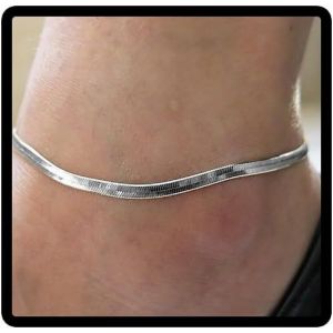 Beach Échelle De Poisson Cheville Simple Bracelet Cheville Summer Footaccessories Femme Et Fille Bijoux (Argent) - Neuf