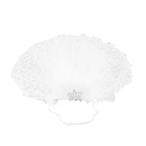 Charmante Robe De Mari&eacute;e Avec Voile Pour Chats Et Chiens &iquest; Costume De Mariage &Eacute;l&eacute;gant Avec Appliques En Dentelle, Coupe Ajustable, Parfait Pour Les Occasions Sp&eacute;ciales - Neuf