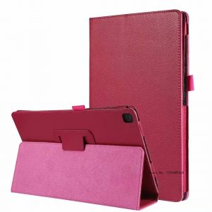 Étui À Rabat Pour Samsung Galaxy Tab A 10.1 2019 Sm-T510 T515 8.0 "Tgaining Tablet Cover Tab A 10.1 2016 T580 T585 Pu Leather Funda Coque-S6 Lite (10.4 Inch)-Rose Red - Neuf