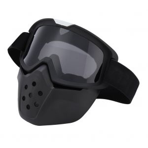 Lunettes De Motocross Coupe-Vent Uv400, Lunettes De Soleil Antibuee, Grises - Neuf