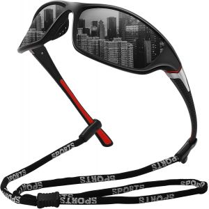 Lunettes de soleil de sport polarisées pour les hommes, les femmes, la conduite, le cyclisme, la pêche - 100% UV400 Protection - Neuf