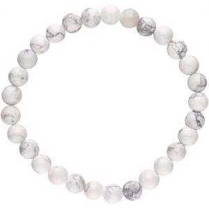 Kal-- Bracelet Boule En Pierre Naturelle - Design Sophistiqu&eacute; Et &Eacute;l&eacute;gant - Fabriqu&eacute; &Agrave; La Main - Vari&eacute;t&eacute; De Pierres Naturelles - &Oslash; 5 Cm Et Poids Entre 5 Et 20 G - Id&eacute;al Comme Cadeau, 6 Mm, Pierre - Neuf