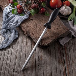 Aiguiseur De Couteaux À Tige En Céramique, Tige De Polissage En Céramique Professionnelle Avec Capuchon Anti-Casse, Idéal Pour Les Couteaux De Cuisine Économiques, Grain 3000 (31 Cm) - Neuf