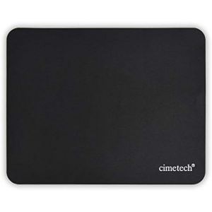 KALANKA-Tapis de Souris Mousepad de Bureau 23 x 18 cm Ultra Mince Base en Caoutchouc Antid&eacute;rapante Lavable la Vitesse et la pr&eacute;cision Am&eacute;lior&eacute;es pour PC, Ordinateur, Travail -Noir - Neuf