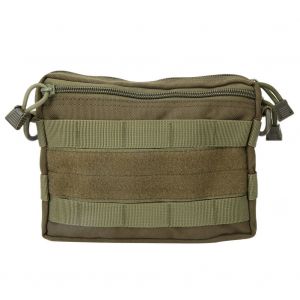 Sac banane tactique d'exterieur en nylon 1000D pour accessoires de taille, pochette pour le sport (vert armee) - Neuf