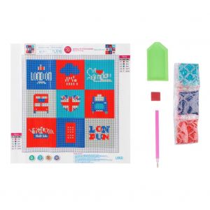 bricolage fait &agrave; la main strass broderie peinture point de croix kit d'artisanat pour la d&eacute;coration int&eacute;rieure(QC004) - Neuf